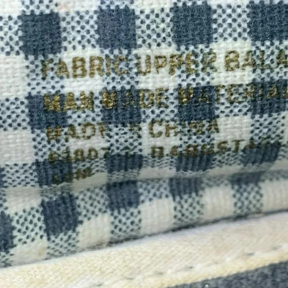 Dr. Scholl's Canvas Bow Tie Low Wedge Pump Slip On Shoes Size 10M Blue Glitters - Picture 16 of 16